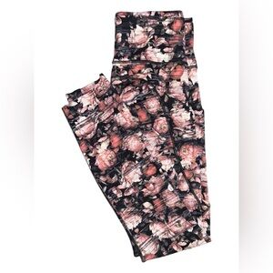 Lululemon Fast and Free 7/8 Tight II Nulux 25” – Peony Multifloral – Size 4